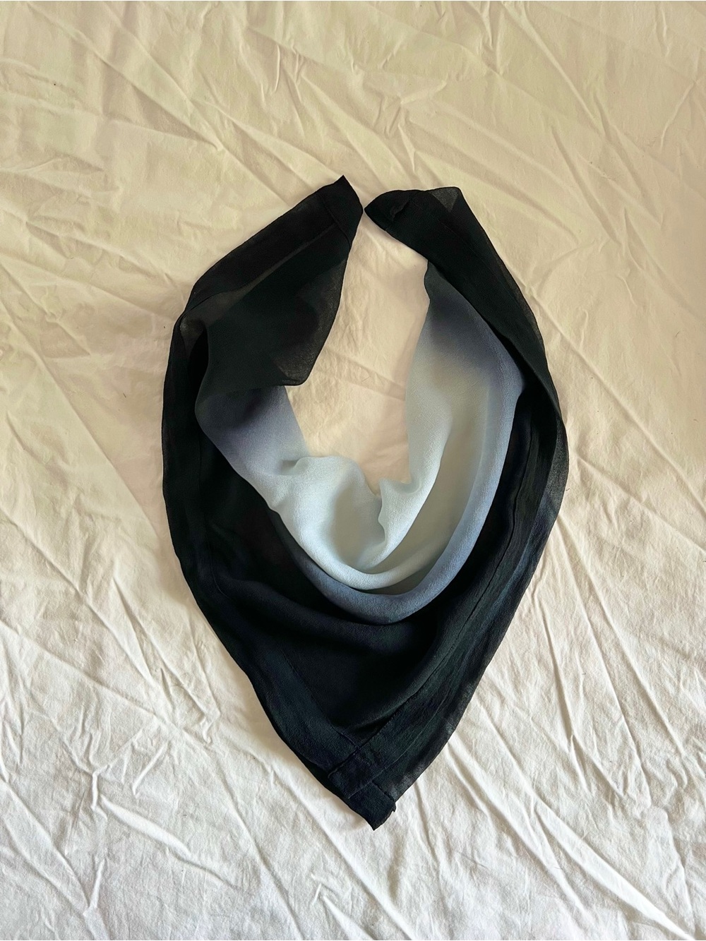 1950s 1960s Made in Japan sheer scarf